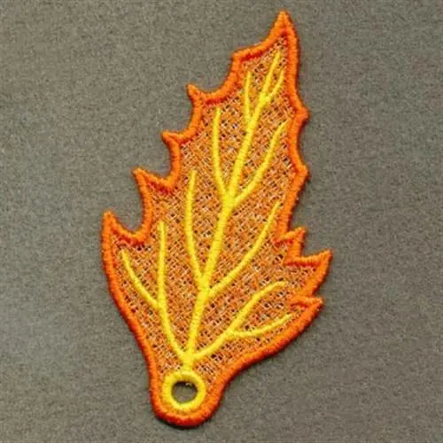 FSL Leaves Bookmark Embroidery Design Get Yours