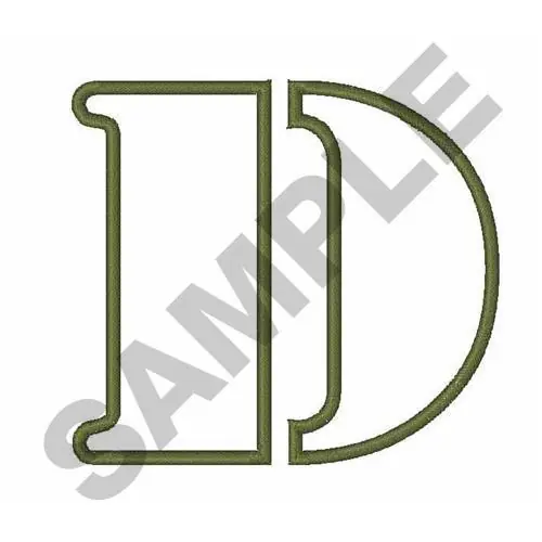 OPEN MILITARY STENCIL D Embroidery Design Budget