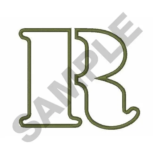 Discount OPEN MILITARY STENCIL R Embroidery Design
