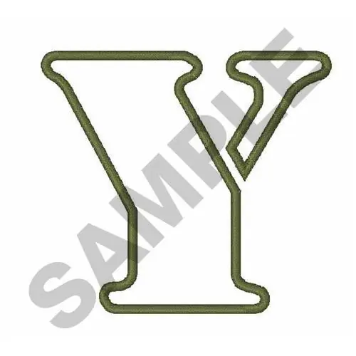 OPEN MILITARY STENCIL Y Embroidery Design Cheap