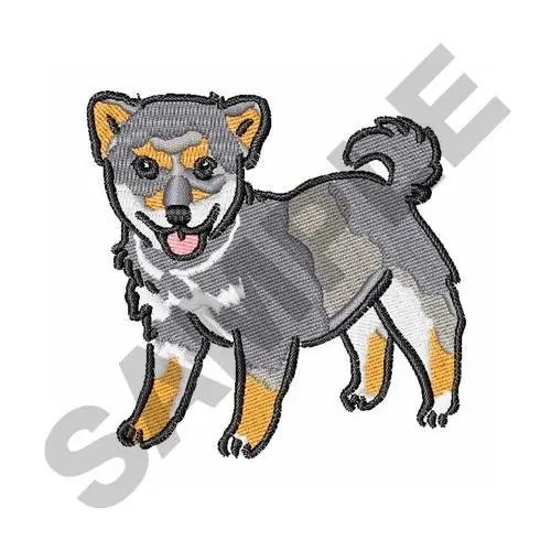 Certified Shiba Inu Embroidery Design