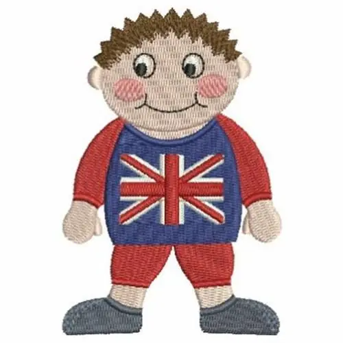 Time-Limited London Kid Embroidery Design