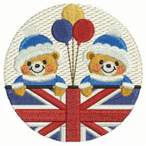 London Bears Embroidery Design Exclusive Offer