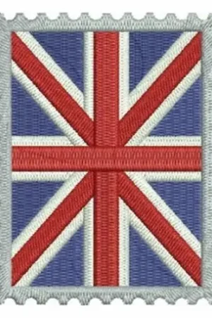 While Supplies Last British Stamp Embroidery Design