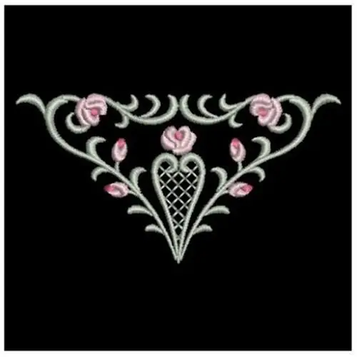 Affordable Romantic Roses Embroidery Design