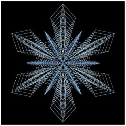 Handmade Snowflake Decor Embroidery Design