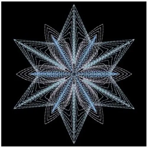Last Chance Fancy Snow Flake Embroidery Design
