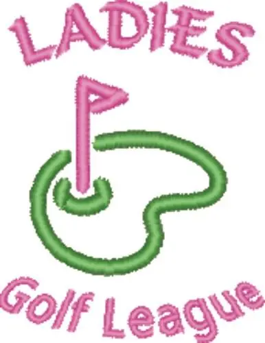 Sale Ladies Golf League Embroidery Design