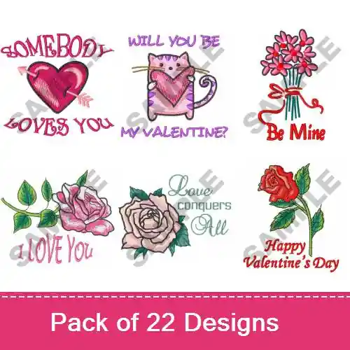 Factory Price Will You Be Mine? Embroidery design pack by Great Notions, Embroidery Packs on EmbroideryDesigns.com