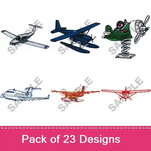 Free Delivery Fly Away With Me Embroidery design pack by Great Notions, Embroidery Packs on EmbroideryDesigns.com