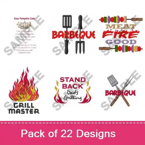 Whats Cookin Embroidery design pack by Great Notions, Embroidery Packs on EmbroideryDesigns.com Hot Picks