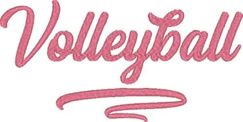 Volleyball Embroidery Design Limited Edition