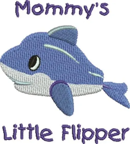 Deal Mommys Flipper Embroidery Design