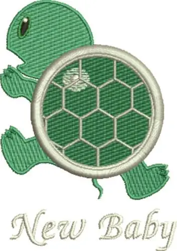 Viral New Baby Turtle Embroidery Design