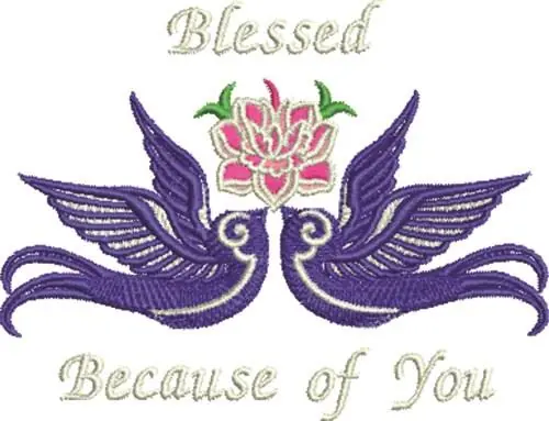 Blessed Doves Embroidery Design Trusted Brand