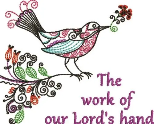 Save Now Our Lords Hand Embroidery Design