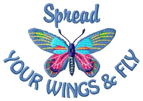 Certified Spread Wings Embroidery Design
