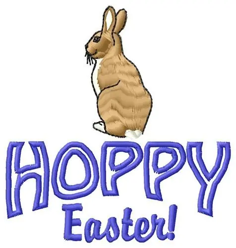 Wholesale Hoppy Easter Embroidery Design