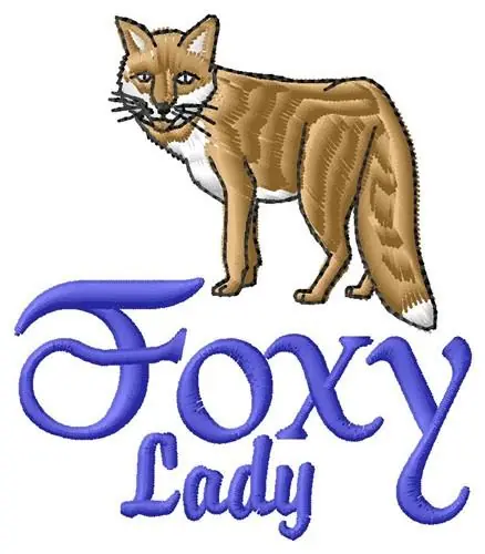Foxy Lady Embroidery Design Limited Offer