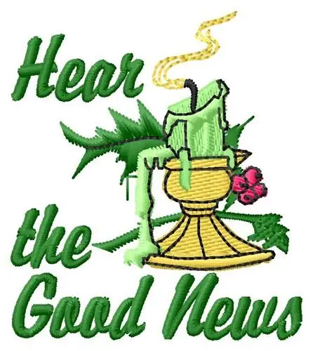 Latest Good News Embroidery Design