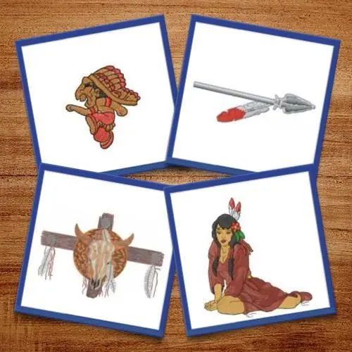 Native American Embroidery design pack by Datastitch, Embroidery Packs on EmbroideryDesigns.com Limited Edition