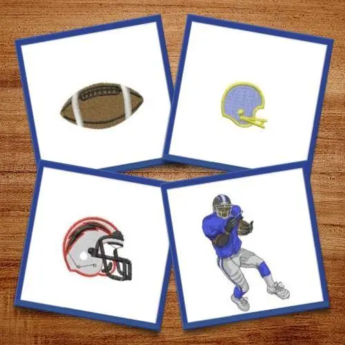 Football Embroidery design pack by Datastitch, Embroidery Packs on EmbroideryDesigns.com Get Yours