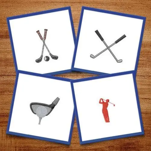 Grab Now Golf Embroidery design pack by Datastitch, Embroidery Packs on EmbroideryDesigns.com