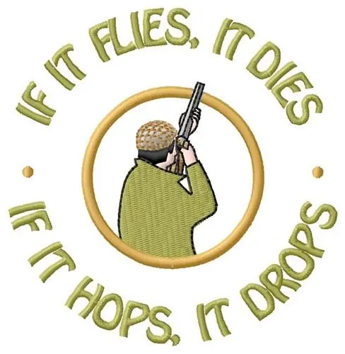 If It Flies Embroidery Design Cheap