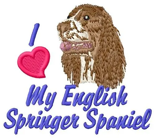 Hassle-Free Returns Love Springer Spaniel Embroidery Design