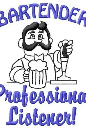 Affordable Professional Listener Embroidery Design