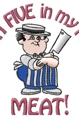 A High Five Embroidery Design Exclusive