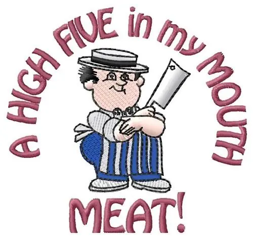 A High Five Embroidery Design Exclusive