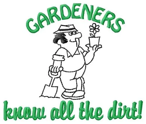 Gardeners Dirt Embroidery Design Last Chance