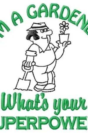 A Gardener Embroidery Design Don’t Miss Out