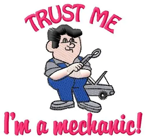 Mega Sale Im A Mechanic Embroidery Design