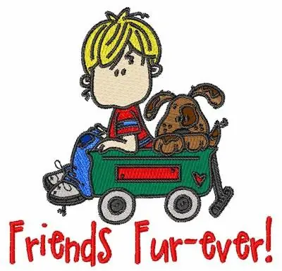 Top Rated Friends Fur-ever Embroidery Design