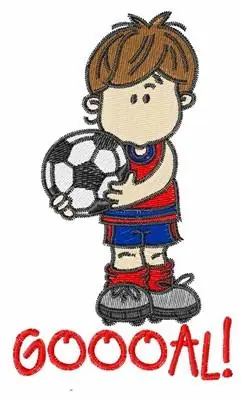 Goal Embroidery Design Buy Today