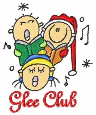 Professional Grade Glee Club Embroidery Design