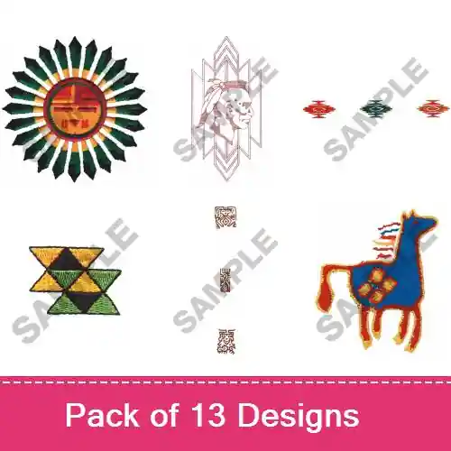 Discount Southwestern Decor Embroidery design pack by Great Notions, Embroidery Packs on EmbroideryDesigns.com