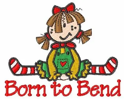 Born To Bend Embroidery Design One Day Deal