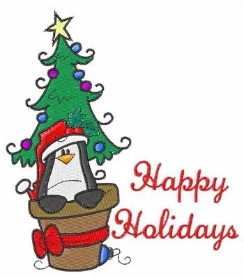 Happy Holidays Embroidery Design Editor’s Pick