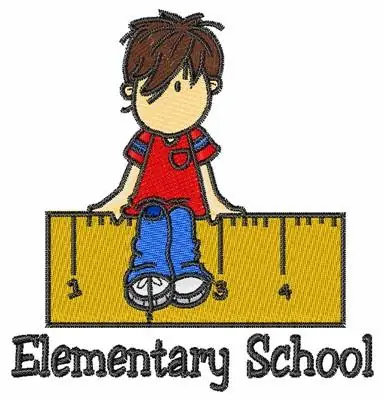 Elementary School Embroidery Design Popular