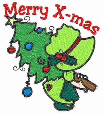 Buy Today Merry Xmas Embroidery Design
