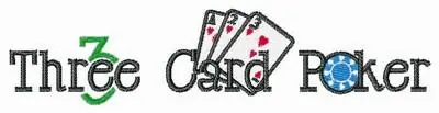 3 Card Poker Embroidery Design Latest