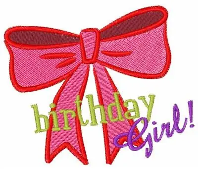 Birthday Girl Embroidery Design Budget