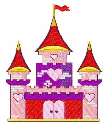 Best Price Princess Castle Embroidery Design