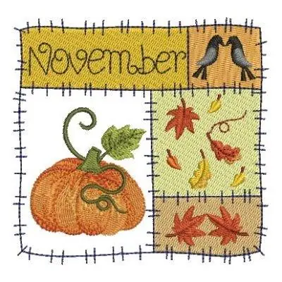 Best Price November Patchwork Embroidery Design