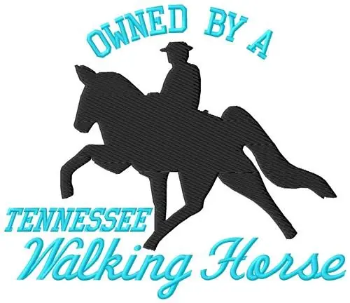 A Walking Horse Embroidery Design Get Yours