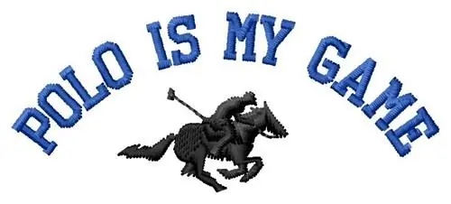 Polo Game Embroidery Design Hot Deal