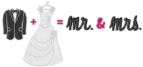 Certified Wedding Math Embroidery Design